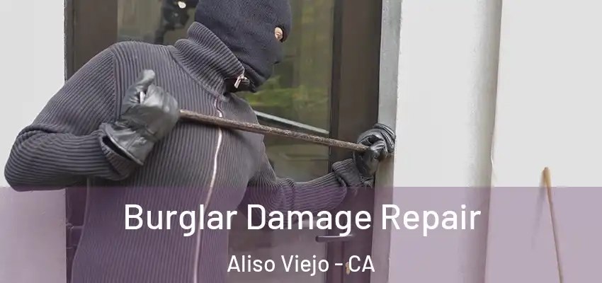  Burglar Damage Repair Aliso Viejo - CA