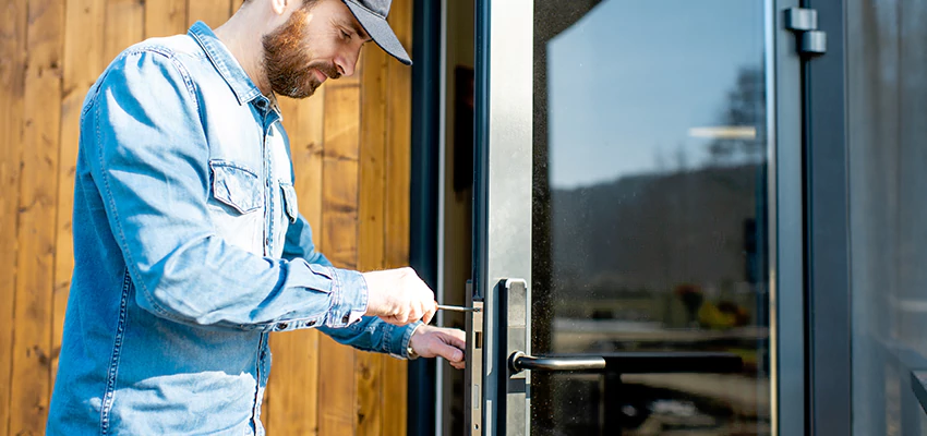 Frameless Glass Storefront Door Locks Replacement in Aliso Viejo, CA